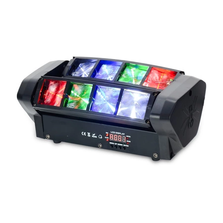 Efekt świetlny ruchomy LED RGBW Spider Lucendi