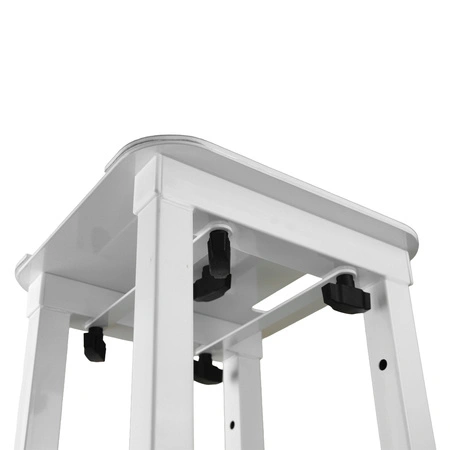 Biały totem 100-175cm PTS23W statyw sceniczny Dj z akcesoriami