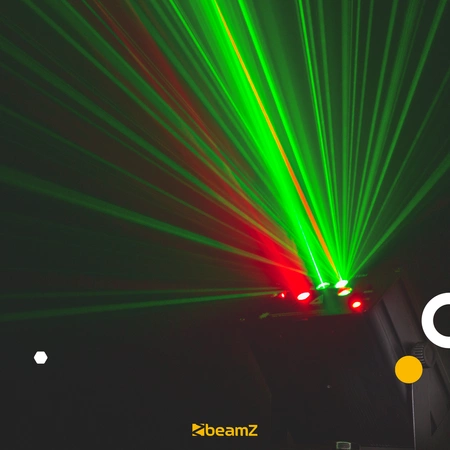 Laser Dahib Double RG Gobo z niebieską diodą LED