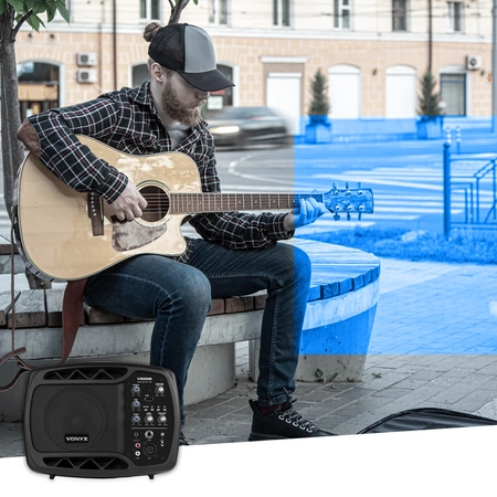 Aktywny głośnik monitorowy Vonyx V205B z Bluetooth i statywem