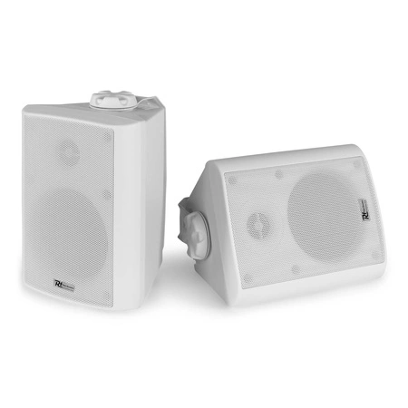 Zestaw odpornych na warunki pogodowe głośników 4 x 4" BC40V białe z wzmacniaczem bluetooth