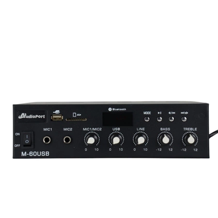 Wzmacniacz audio 60W/100V M-60USB Audioport