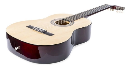 Zestaw: Gitara klasyczna 39'' SoloArt Max naturalna+ akcesoria