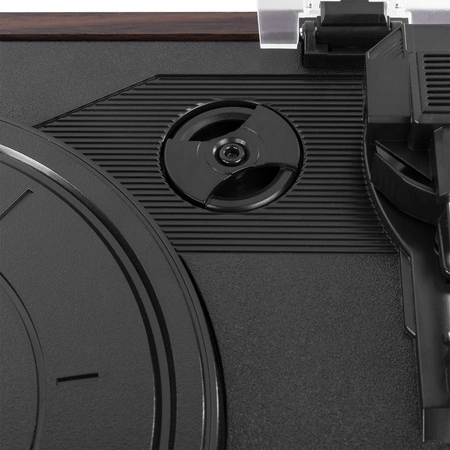 Gramofon RP106DW Fenton głośniki USB brązowy