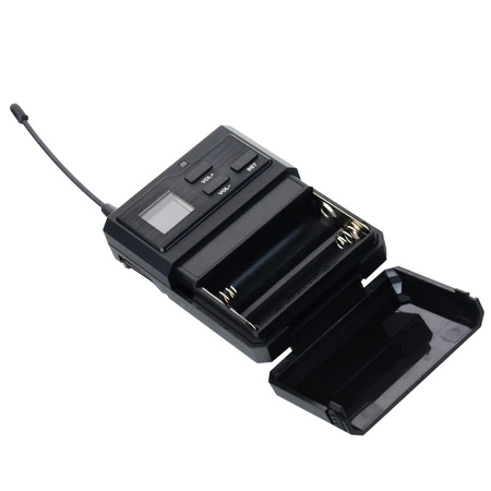 Zestaw mikrofonów bezprzewodowych UHF 2x nagłowny+ 2x krawatowy 2x bodypack+ stacja Audioport SU-740HH