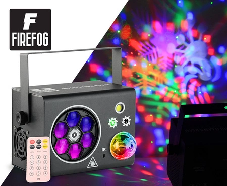 Efekt oświetleniowy Multi Laser Beam astro strobo pilot bezprzewodowy