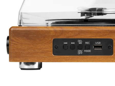 Gramofon z głośnikami RP335 Vintage brązowy Audizio