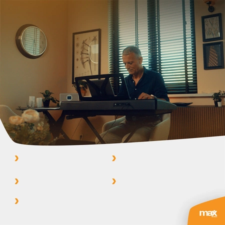 Keyboard MIDI PRO 61 klawiszy czułych na nacisk Rhapsody61P Max