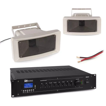 Zestaw głośników tubowych 2 x HS30M z wzmacniaczem