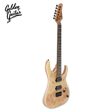 Gitara elektryczna -Golden Guitar naturalna