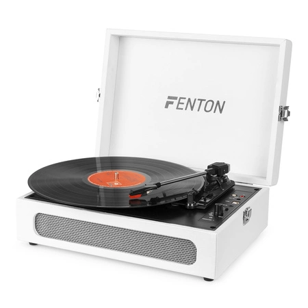 Gramofon w walizce RP118F Fenton wejście/wyjście BT beżowy