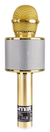 Mikrofon z głośnikiem do Karaoke KM01 BT / MP3 GOLD