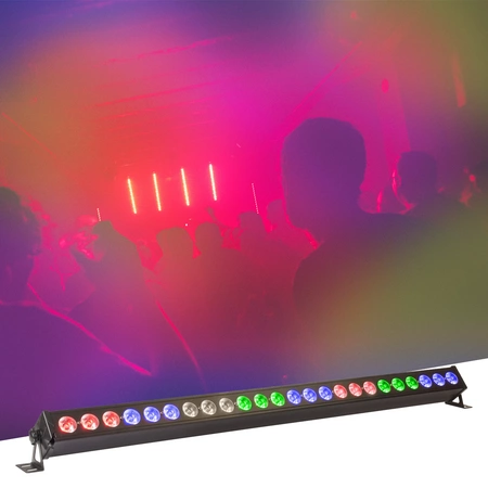 Belka oświetleniowa LED BAR 24x 4W RGBW Ibiza LEDBAR24-RC