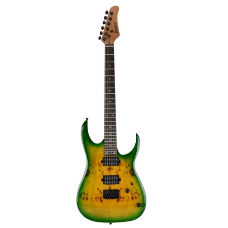 Gitara elektryczna - kompletny zestaw -Golden Guitar PSG-3 Zielony