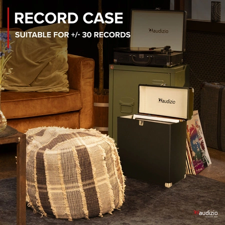 Futerał na płyty winylowe Audizio RC32, czarny