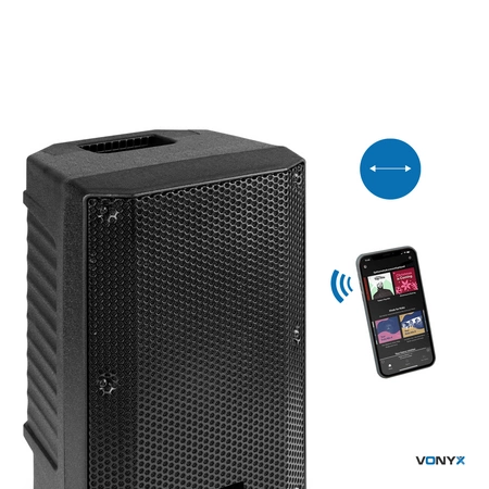 Kolumna aktywna Bi-amp 8" 250 W BT MP3 Vonyx VSA08BT