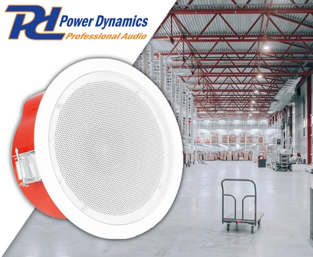 Zestaw głośników sufitowych z osłoną 6 x CSF5 5" z wzmacniaczem i mikrofonem konferencyjnym