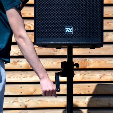 Statyw kolumnowy teleskopowy 120- 190cm do dużych kolumn do 80kg z mechanizmem zębatkowym BST