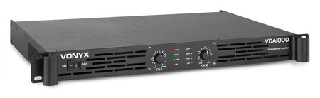 Wzmacniacz 2 x500W VDA1000 PA 1U