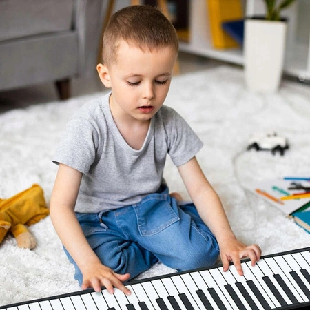 Keyboard elastyczny 61 klawiszy MIDI zwijana klawiatura