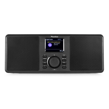 Stereofoniczne radio Monza 102.420 Audizio DAB+ czarne