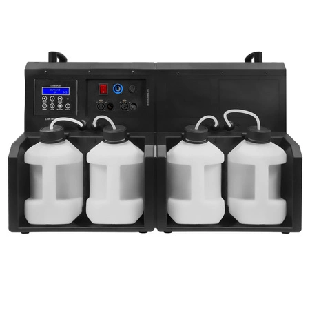 Zestaw: Wytwornica dymu i baniek z diodami RGBW Cyclone400+ płyn do dymu i baniek