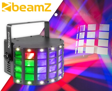 Efekt LED 2w1 z efektem Derby i stroboskopowym DerbyStrobe Beamz