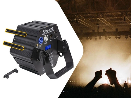 Zestaw: 7x reflektor blinder LED lampa retro DJ RB90 Beamz