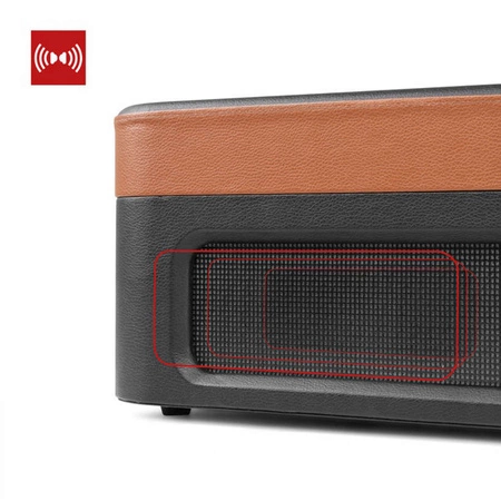 Gramofon w walizce RP315 Audizio HQ BT czarny