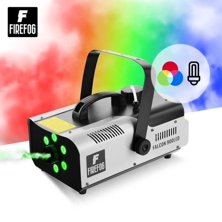 Wytwornica dymu z LED RGB 900W Falcon900LED dwa piloty/ Firefog