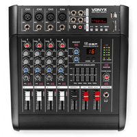 Powermikser 5-kanałowy DSP BT SD USB MP3 AM5A Vonyx