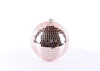 Kula lustrzana 20 cm - różowo złota