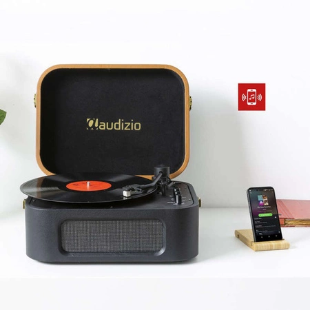 Gramofon w walizce RP315 Audizio HQ BT czarny