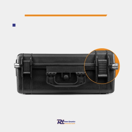 Uniwersalna walizka transportowa GIGCase26 - IP67 - czarna Power Dynamics