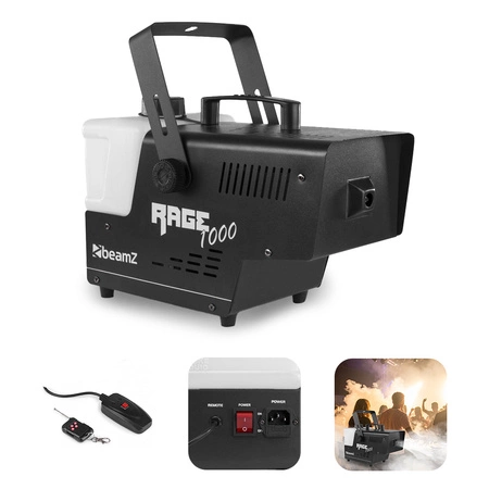 Wytwornica dymu z pilotem BeamZ Rage 1000
