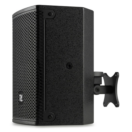 Zestaw: Kolumna pasywna 6" czarna+ uchwyt ścienny obrotowy