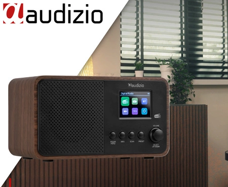 Radio cyfrowe DAB+ FM Avio czarne Audizio