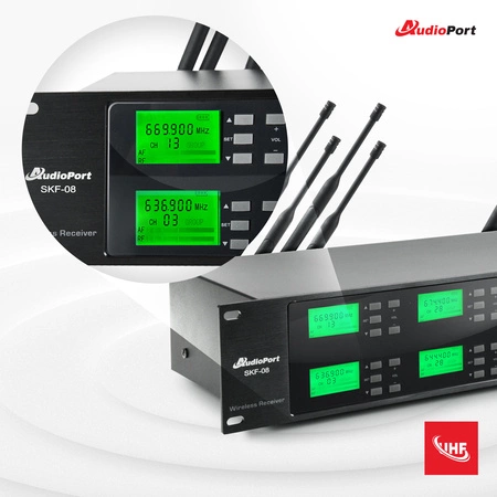 Zestaw mikrofonów konferencyjnych UHF Audioport SKF-08