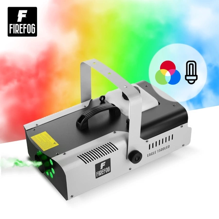 Wytwornica dymu z LED RGB 1500W Eagle 1500LED dwa piloty/ Firefog