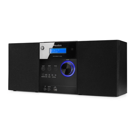 Mikrowieża Metz HiFi Czarny Audizio