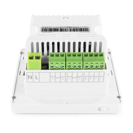 Wzmacniacz audio Powerline A50W BT do montażu ściennego, biały