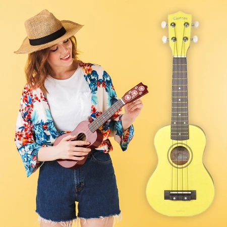 Ukulele sopranowe Chateau żółte
