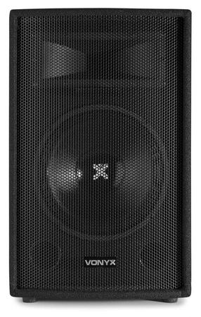 Zestaw nagłośnieniowy DJ 1200W 2x kolumna 12'' wzmacniacz statywy