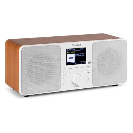 Radio stereo Genua DAB+ BT białe Audizio
