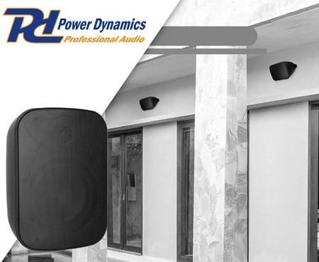 Głośnik Power Dynamics BD65TB 100V do użytku wew/ zew - czarny 6,5"40W IP65
