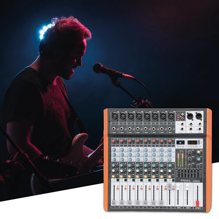 Mikser 8-kanałowy USB BT MX802 Ibiza Sound