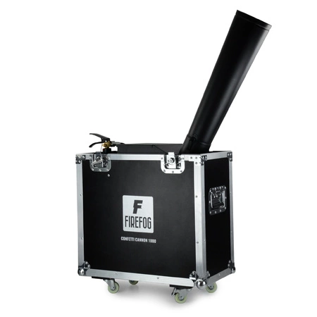 Zestaw: Wyrzutnia konfetti na CO2 CANNON 1000+ case Firefog+ konfetti wielokolorowe 3x5kg
