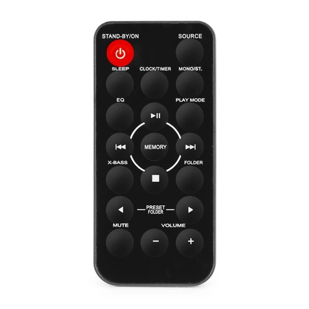 Miniwieża HIFI Nimes CD tuner FM BT USB czarna