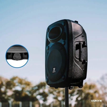 Kolumna z mikrofonami/ nagłośnienie mobilne Verve46 15”Vonyx+ pokrowiec