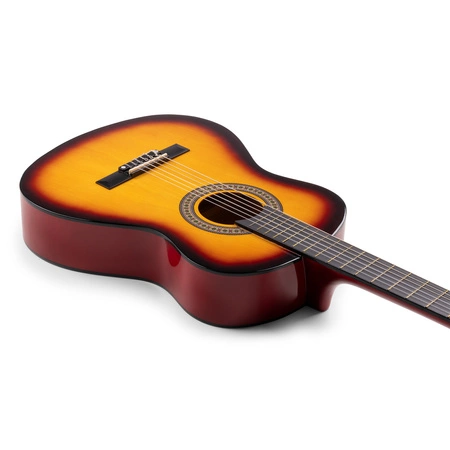 Gitara klasyczna 3/4 dla dziecka młodzieżowa SoloArt Max sunburst+ akcesoria